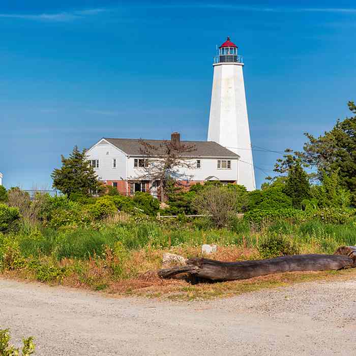 Lynde Point Lighthouse in Old Saybrook near Saltwater Escape Niantic vacation rental